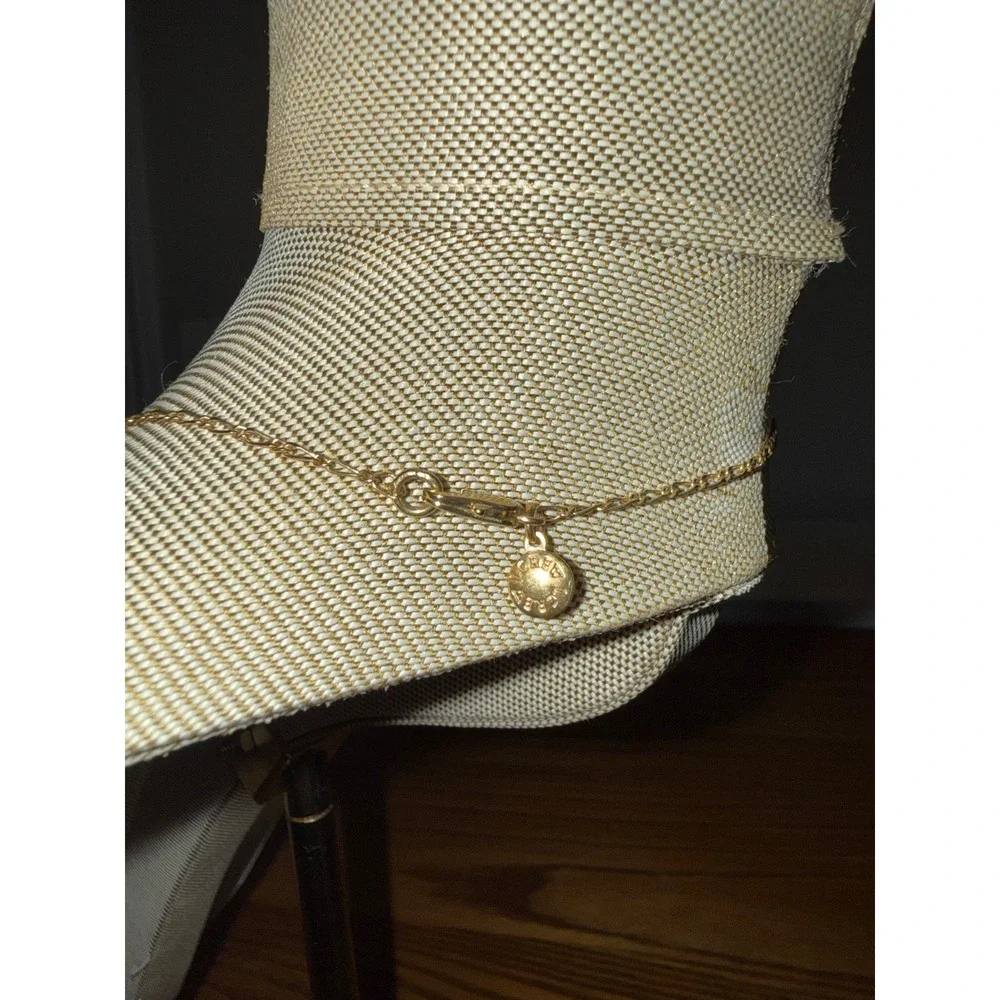 J.Crew Gold Tone Giraffe Pendant Long Link Chain Necklace Animal Charm